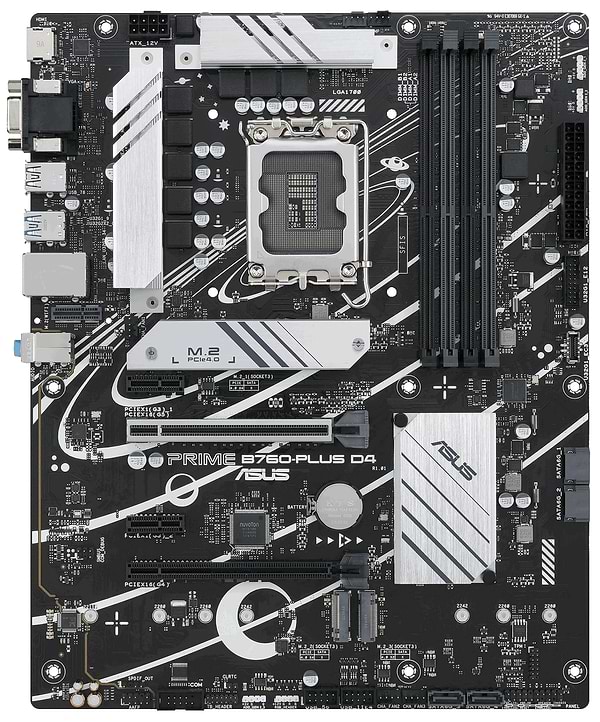 Фото - Материнская плата Asus Prime B760-Plus D4