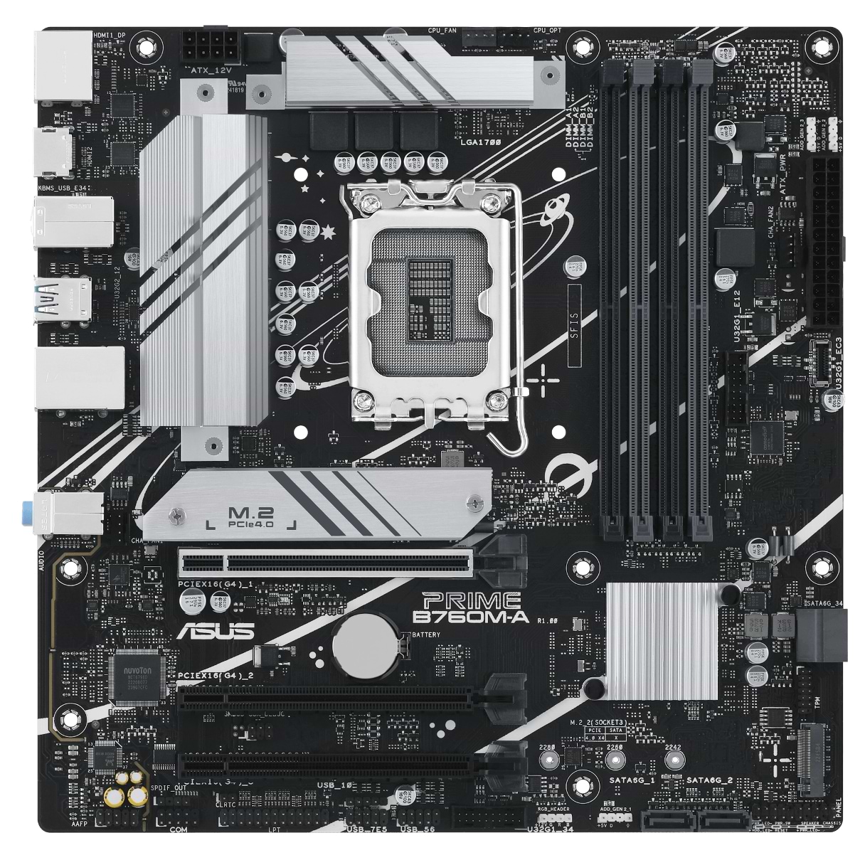 Материнська плата Asus PRIME B760M-A-CSM DDR5
