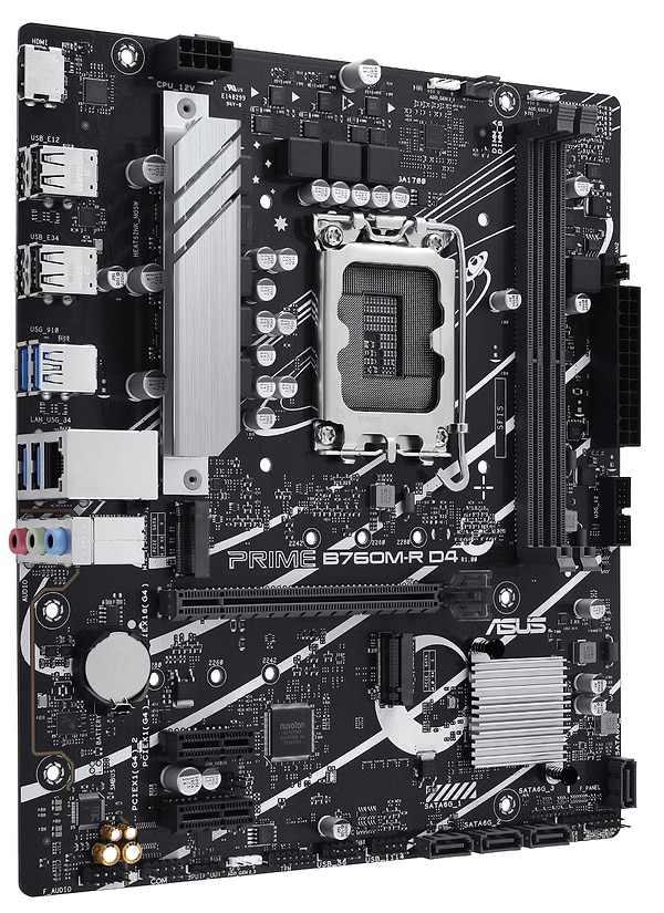 Фото - Материнская плата Asus Prime B760M-R D4