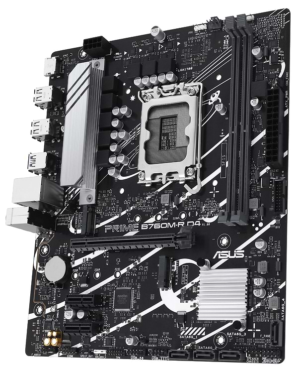 Фото - Материнская плата Asus Prime B760M-R D4