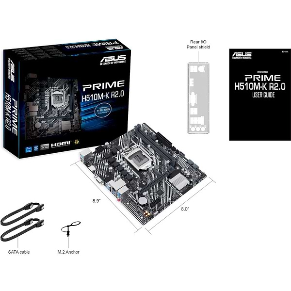 Фото - Материнська плата Asus PRIME H510M-K R2.0