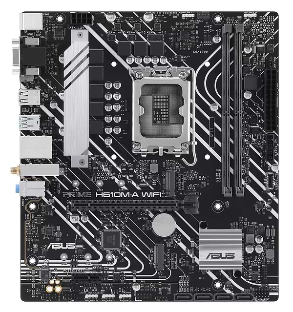 Фото - Материнская плата Asus PRIME H610M-A WIFI DDR5