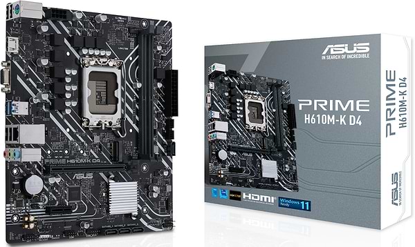 Фото - Материнская плата Asus PRIME H610M-K D4