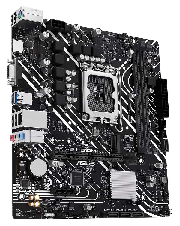 Фото - Материнська плата Asus PRIME H610M-K DDR5