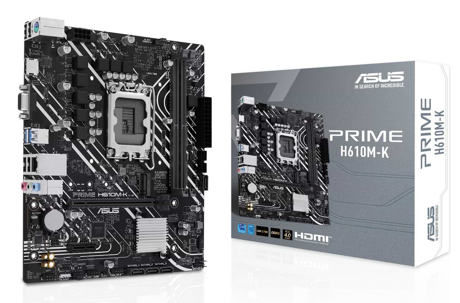 Материнська плата Asus PRIME H610M-K DDR5
