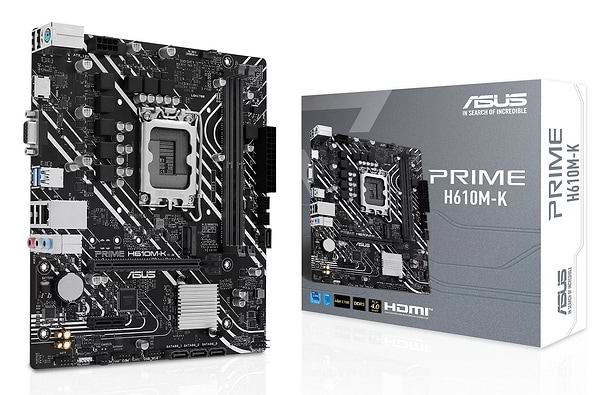 Фото - Материнська плата Asus PRIME H610M-K DDR5