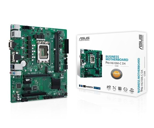 Фото - Материнская плата Asus Pro H610M-C D4-CSM