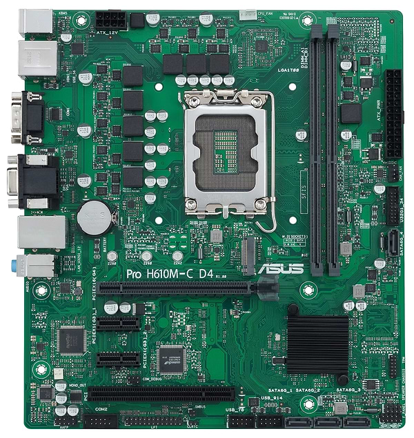 Фото - Материнская плата Asus Pro H610M-C D4-CSM