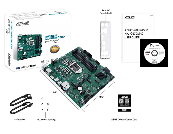 Фото - Материнська плата Asus PRO Q570M-C/CSM
