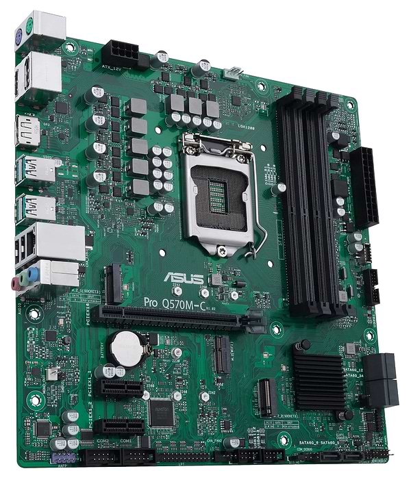 Фото - Материнська плата Asus PRO Q570M-C/CSM