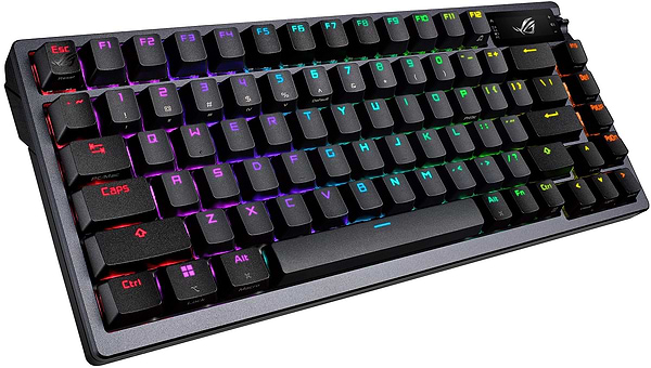 Фото - Клавіатура бездротова ігрова Asus ROG Azoth RGB 81key NX RD USB/WL/BT EN Black