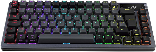 Фото - Клавіатура бездротова ігрова Asus ROG Azoth RGB 81key NX RD USB/WL/BT EN Black