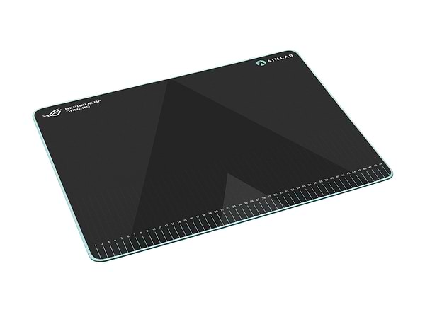 Фото - Килимок для миші ігровий Asus ROG Hone Ace Aim Lab Edition Black