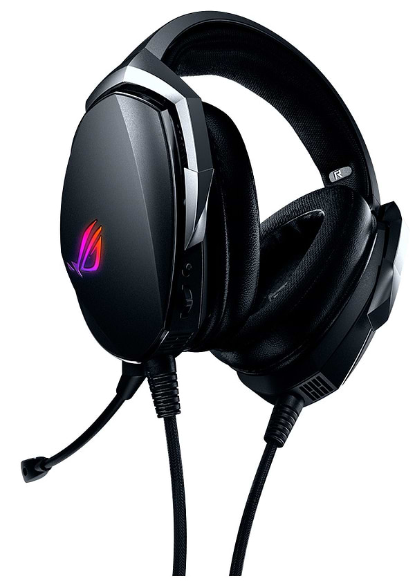 Фото - Гарнітура дротова ігрова Asus ROG Theta 7.1 Black (90YH01W7-B2UA00)
