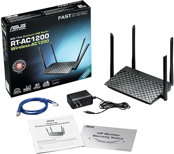 Фото - Маршрутизатор интернет WiFi5 Asus RT-AC1200