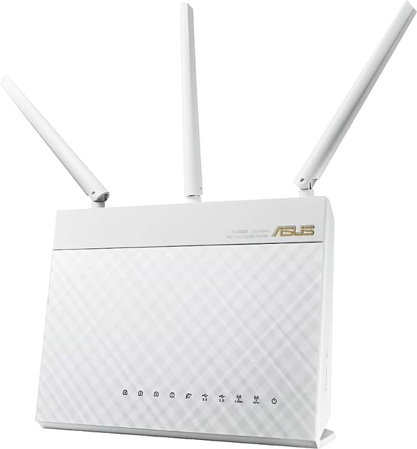 Фото - Маршрутизатор интернет WiFi5 Asus RT-AC68U White