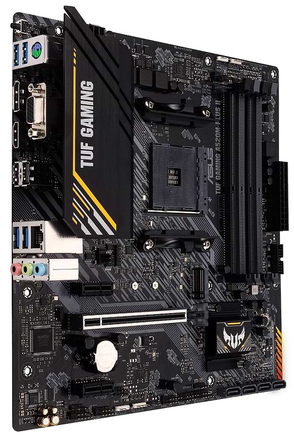 Фото - Материнська плата Asus TUF GAMING A520M-PLUS II DDR4