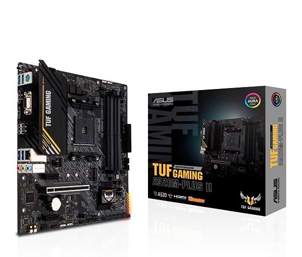 Фото - Материнська плата Asus TUF GAMING A520M-PLUS II DDR4
