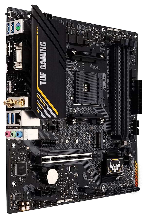Фото - Материнська плата Asus TUF GAMING A520M-PLUS WIFI DDR4