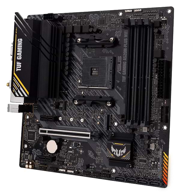 Фото - Материнська плата Asus TUF GAMING A520M-PLUS WIFI DDR4