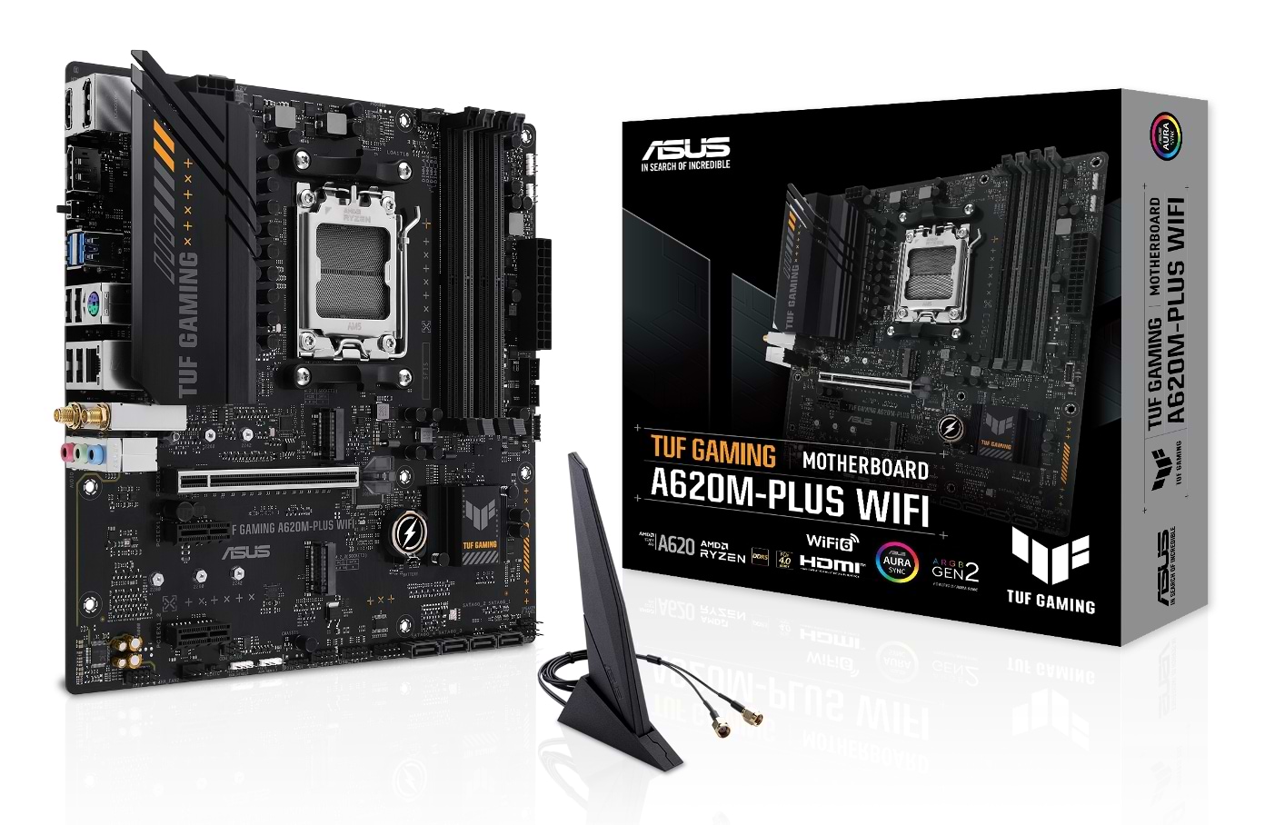 Материнська плата Asus TUF GAMING A620M-PLUS WIFI DDR5