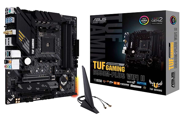 Фото - Материнська плата Asus TUF GAMING B550M-PLUS WIFI II