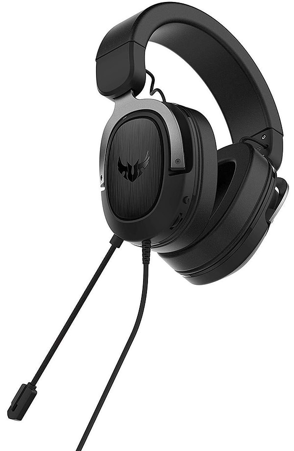 Фото - Гарнітура дротова ігрова Asus TUF Gaming H3 Gun Metal