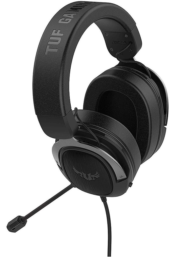 Фото - Гарнітура дротова ігрова Asus TUF Gaming H3 Gun Metal