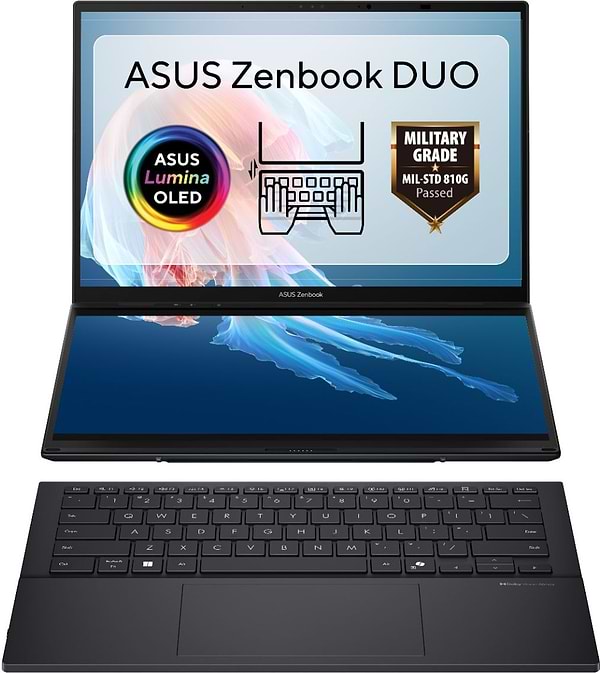 Фото - Ноутбук Asus Zenbook DUO (2024) UX8406 UX8406CA-QL047X Inkwell Gray