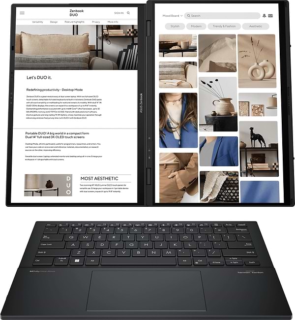 Фото - Ноутбук Asus Zenbook Duo UX8406CA-QL046W Inkwell Gray