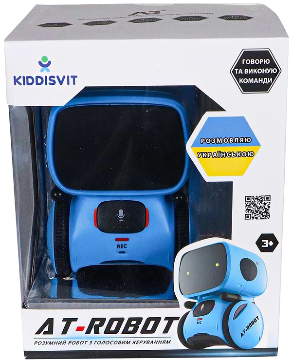Фото - Интерактивный робот AT-Robot с голосовым управлением Синий (озвуч.укр.) (AT001-05-UKR)