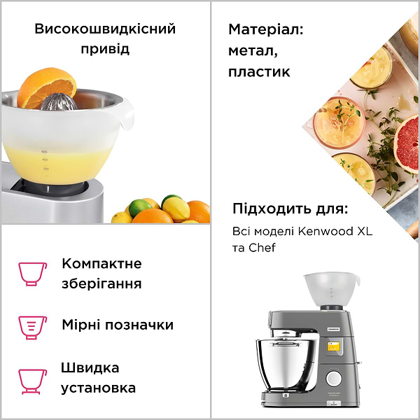 Фото - Пресс для цитрусовых Kenwood AT312 B