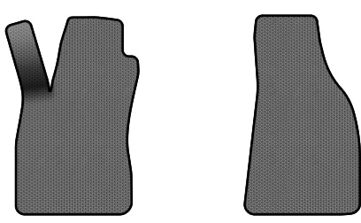 EVA килимки в салон авто передні EVAtech для A4 (B6) AT Audi 2000-2004 2 покоління Cabrio EU (AU11497AV2SGB)