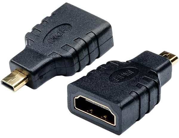 Фото - Перехідник HDMI Atcom microHDMI (M) - HDMI Black (16090)
