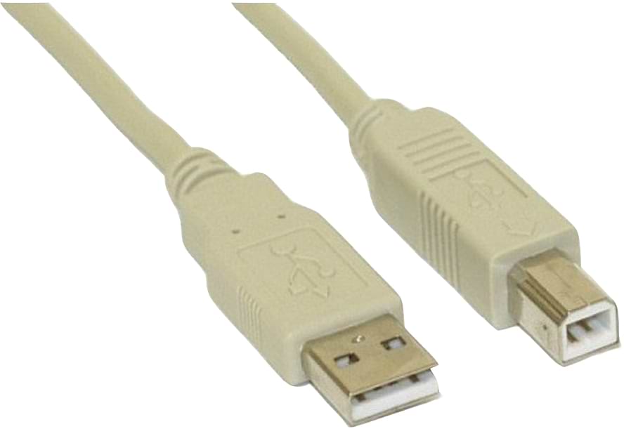 Кабель USB type A - USB type B Atcom USB 2.0 AM/BM 0.8m Ferrite Core (6152) - Фото 1