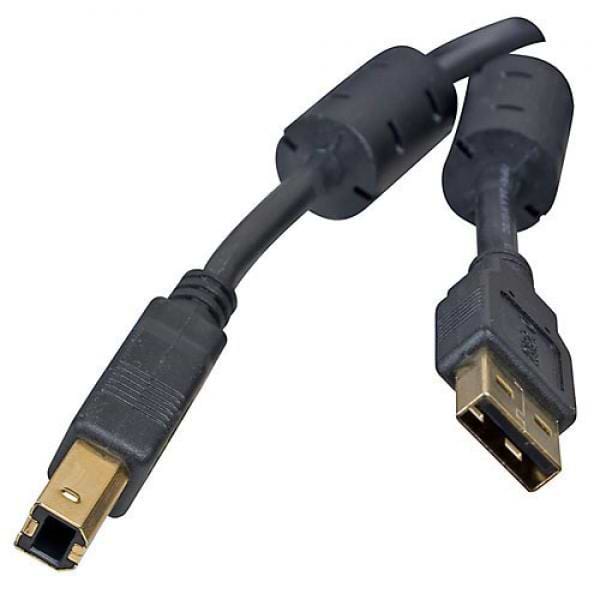 Кабель USB type A - USB type B Atcom USB 2.0 AM/BM Ferrite Core 1.5m (5474) - Фото 1