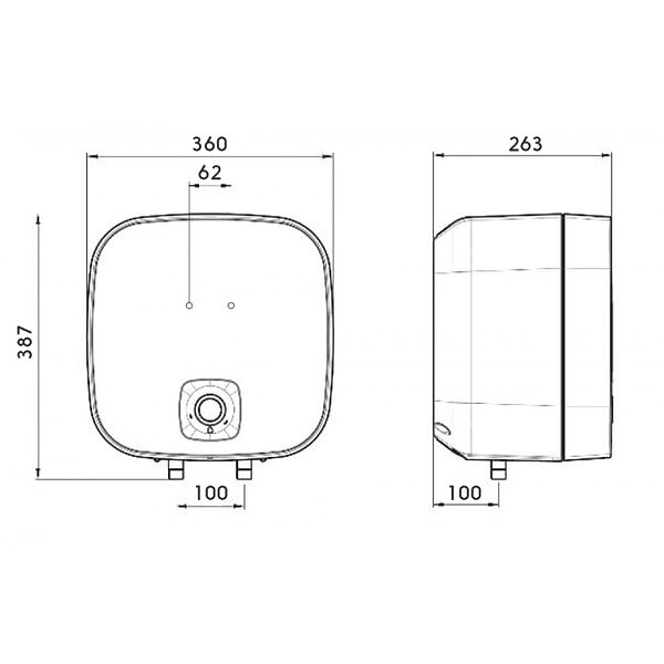 Фото - Водонагрівач Atlantic Nanto SWH 10A M-N1 2000W