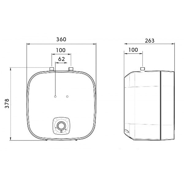 Фото - Водонагрівач Atlantic Nanto SWH 10U M-N1 2000W