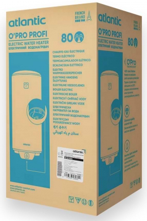 Фото - Водонагреватель Atlantic Opro Horizontal HM 080 D400S (1500W)