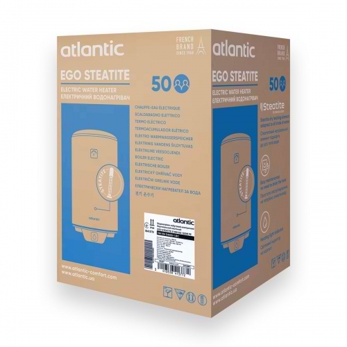 Фото - Водонагрівач Atlantic Steatite Ego VM 050 D400S-1-BC 1200W