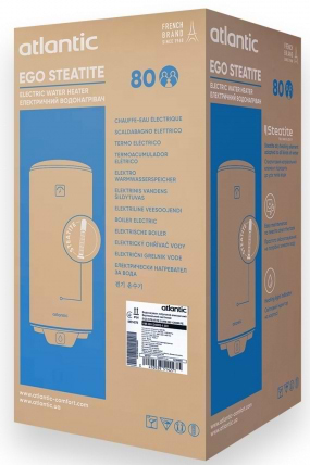 Фото - Водонагреватель Atlantic Steatite Ego VM 080 D400S-1-BC 1200W