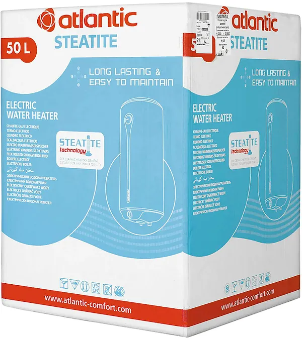 Фото - Водонагреватель Atlantic Steatite 50 VM 050 D400-1-BC 1200W
