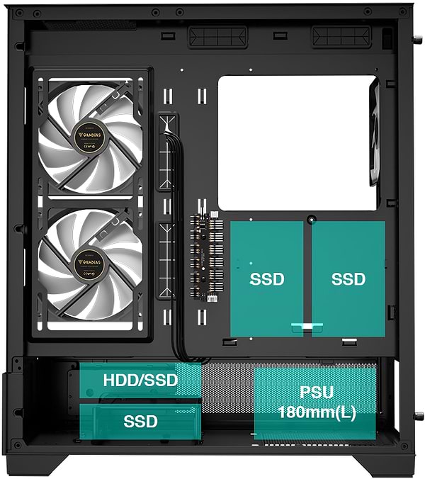 Фото - Корпус Gamdias ATLAS M1 Mid-Tower (4712960139565)