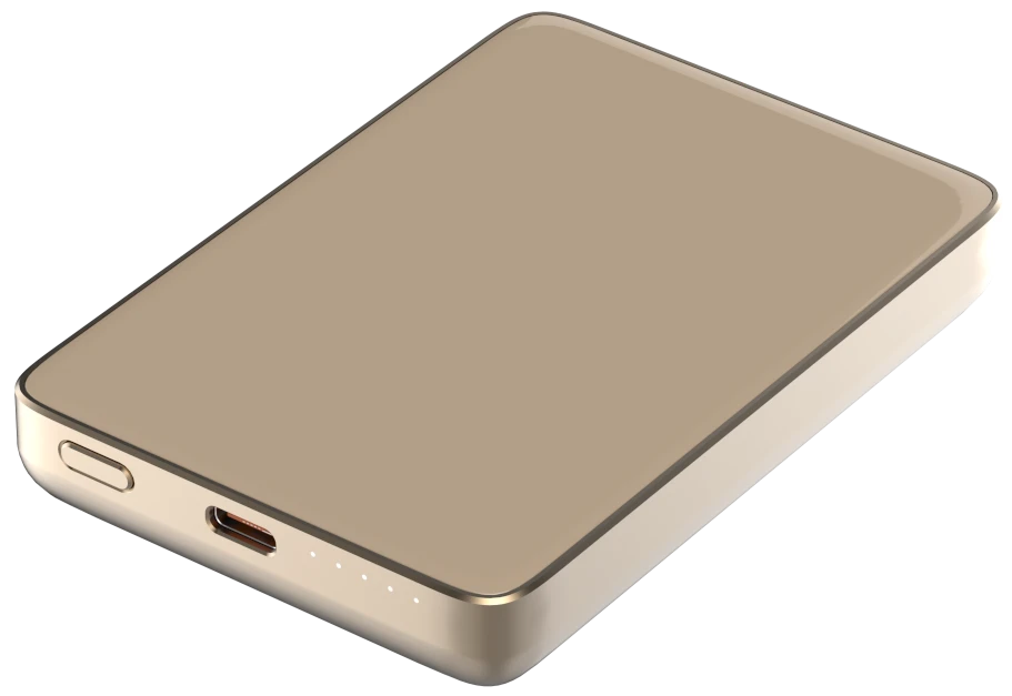 Батарея мобильная ATRIA PD20W USB-C 15W Wireless MagSafe 10000mAh gold (WPD-W72G)