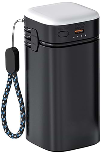 Батарея мобільна ATRIA PD22.5W USB-C 20000mAh black (WPD-69B)