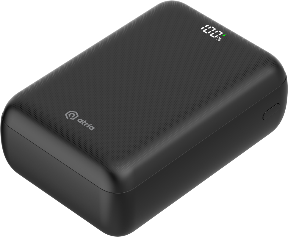 Батарея мобільна ATRIA PD22.5W USB-C 30000mAh (WPD-P93)