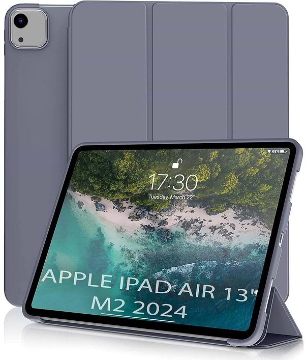Фото - Чохол для планшета Becover Tri Fold Soft TPU Silicone for Apple iPad Air 13" M2/M3 (2024/2025) Purple (711743)