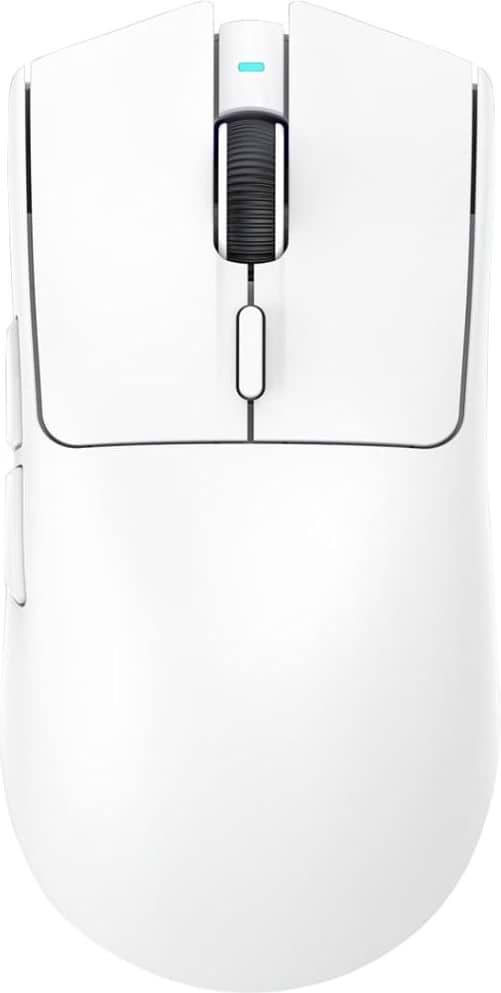 Миша бездротова ігрова Attack Shark X1, Wireless/Bluetooth, 40000dpi. (PAW3395PRO), 6кн., White (X1W_AS)