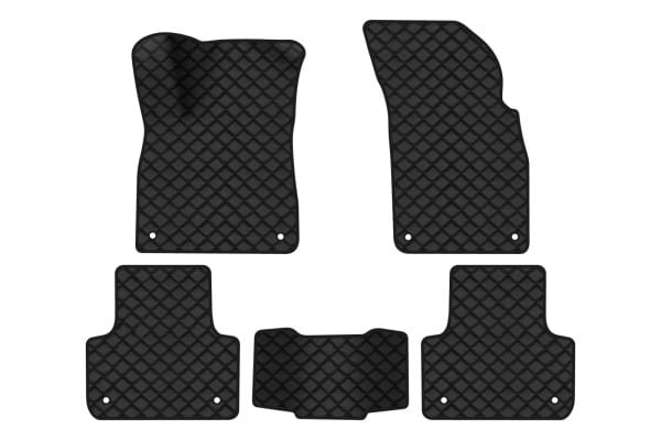Коврики из экокожи в салон авто EVAtech ECO для Q7 (4M) 7 seats Audi 2015 2 поколение SUV USA (AU11153CE5AV8BBB)