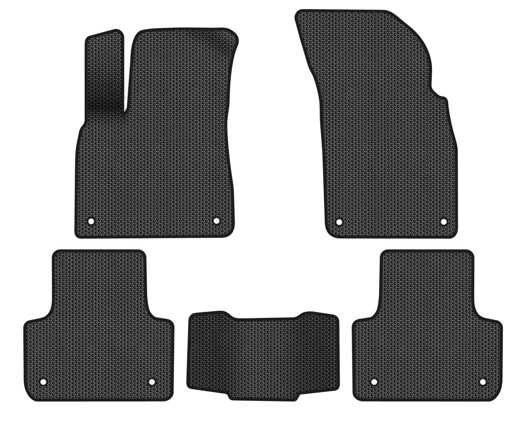 EVA коврики в салон авто EVAtech для Q7 (4M) 7 seats Audi 2015 2 поколение SUV USA (AU11153CV5AV8SBB)